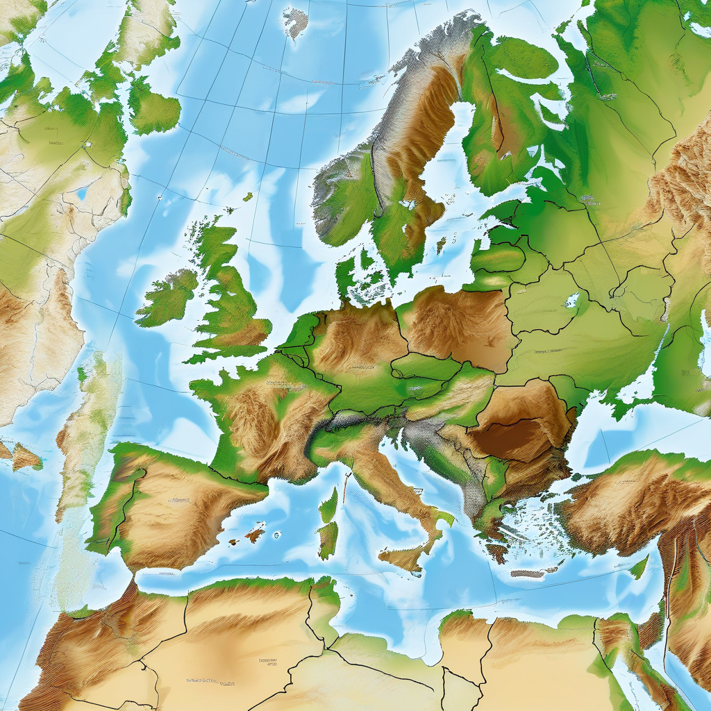 Aerial view of the Danube river winding through Eastern Europe, travel exploration perspective