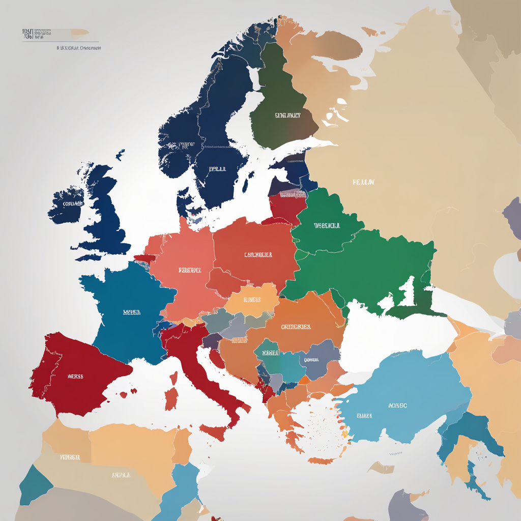 Travelers at a checkpoint between EU and non-EU countries