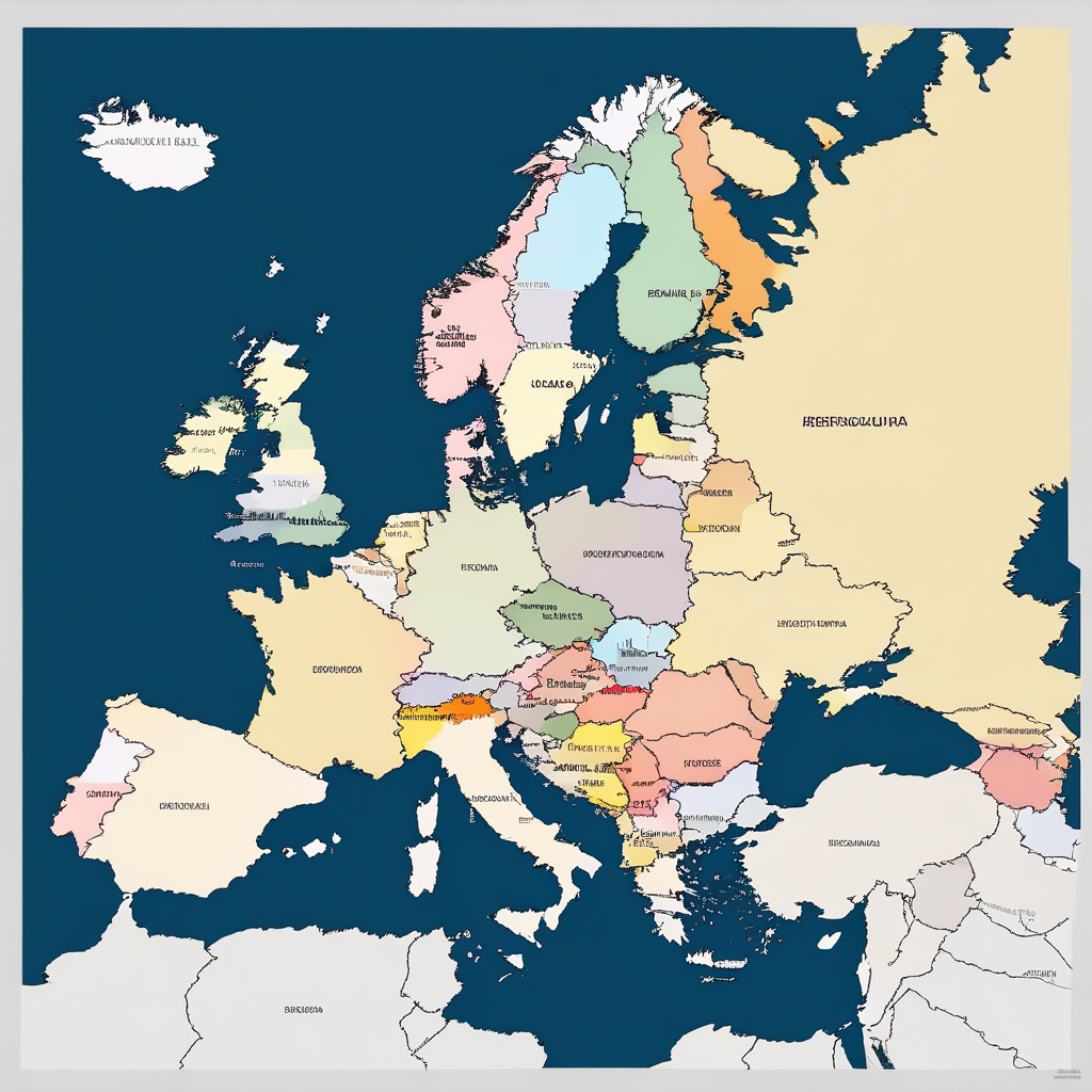 Balkan landscapes seen while traveling in EU candidate countries