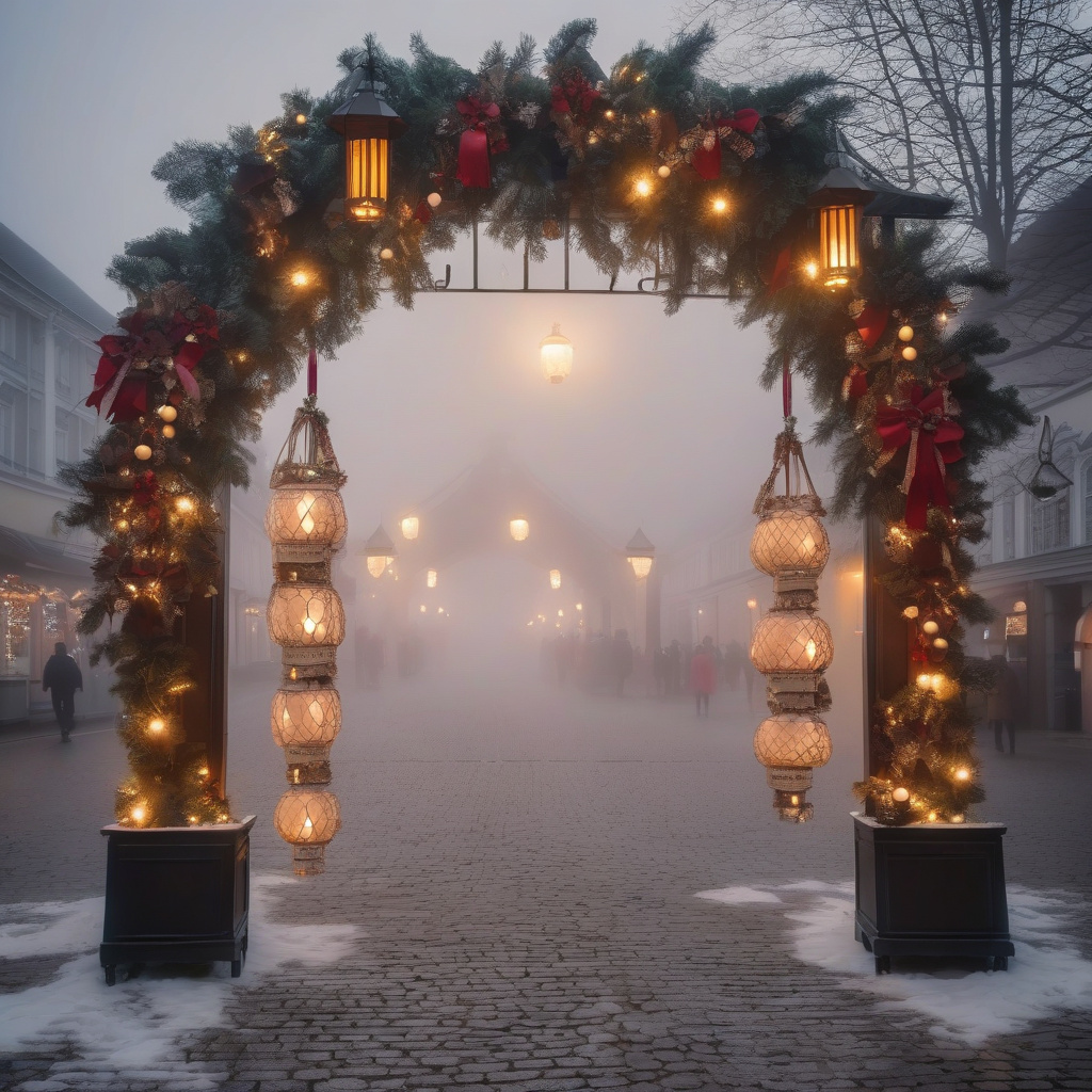 Гастрономічний вибір на зимовому ярмарку: ковбаски, пряники, глінтвейн Традиційні різдвяні страви та вулична їжа на європейському ярмарку