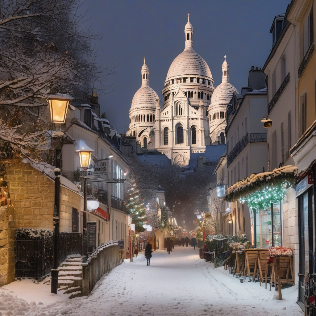 Зимова атмосфера Парижа на Новий рік: вогні, вулички, святковий настрій