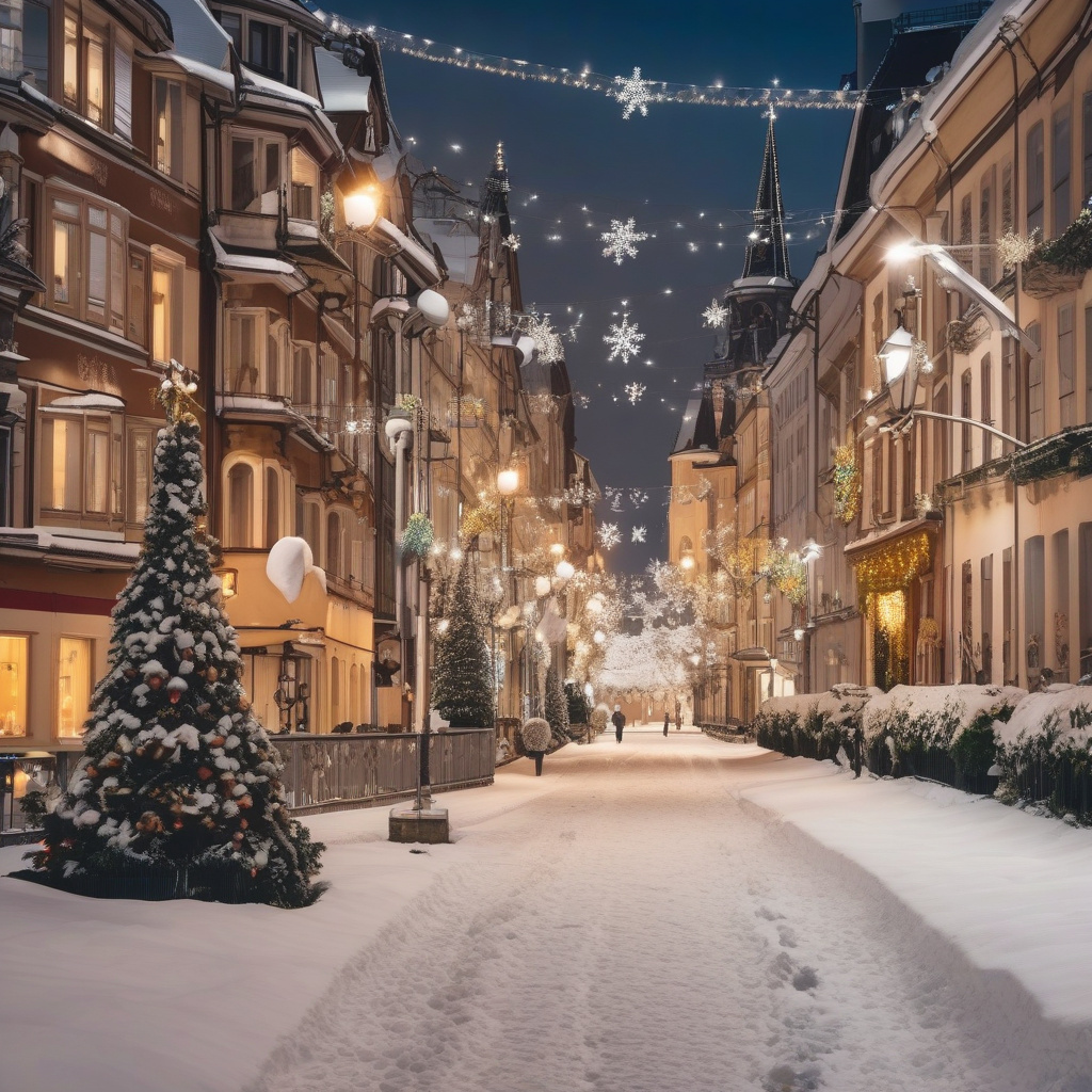 Засніжена Прага — ідеальний вибір для зимових мандрівок Зимове місто Прага, засніжені дахи, новорічна атмосфера