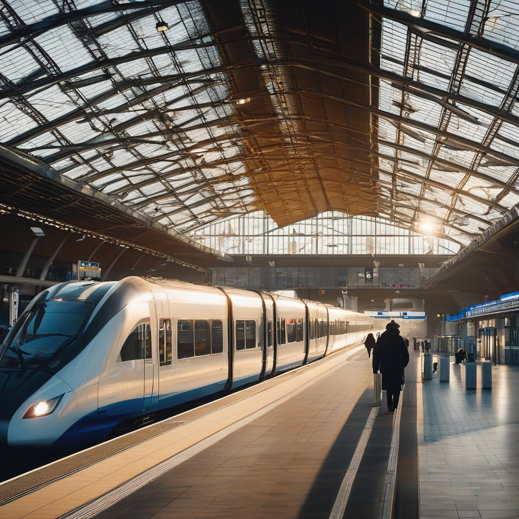 Комфортні вагони європейських поїздів, подорож у зимовий сезон Інтер’єр сучасного європейського потягу взимку