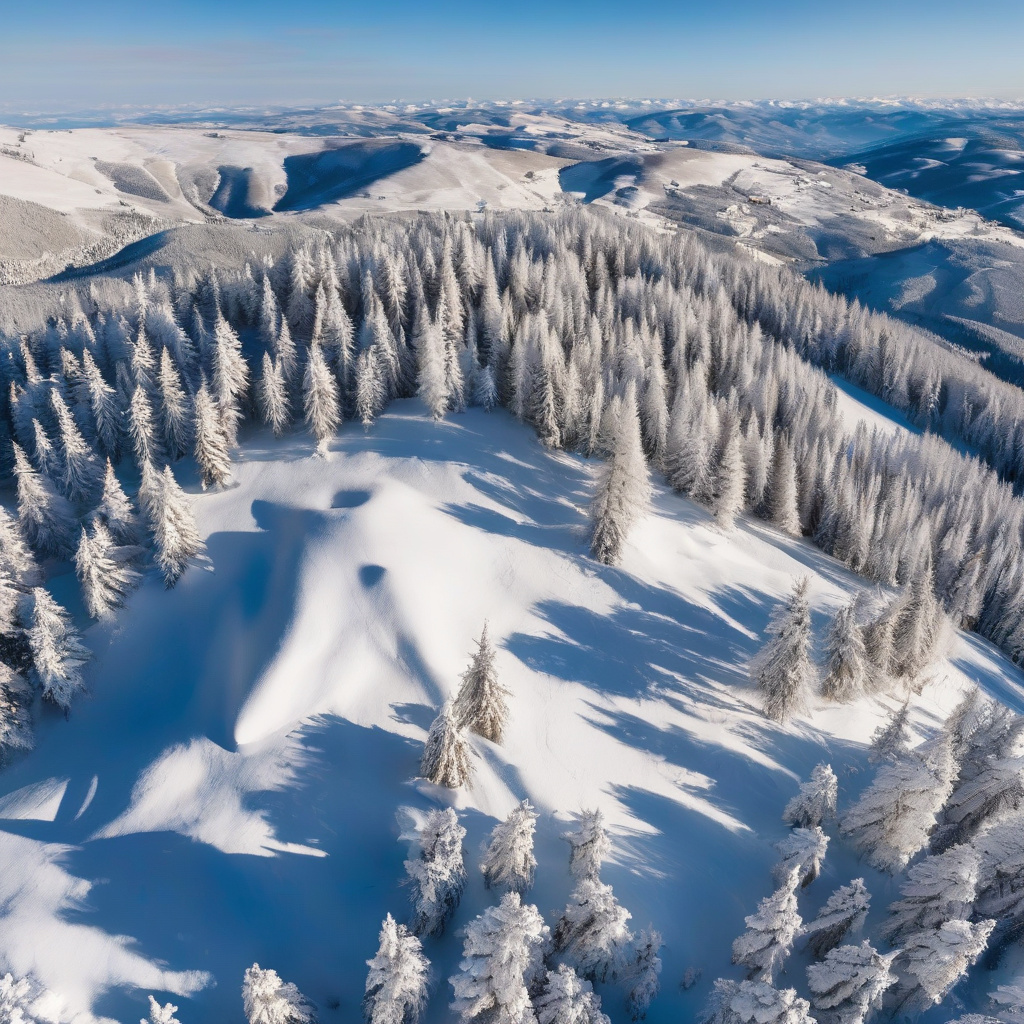 Готель біля гірськолижної траси Сербії, панорамне фото вечірнього освітлення