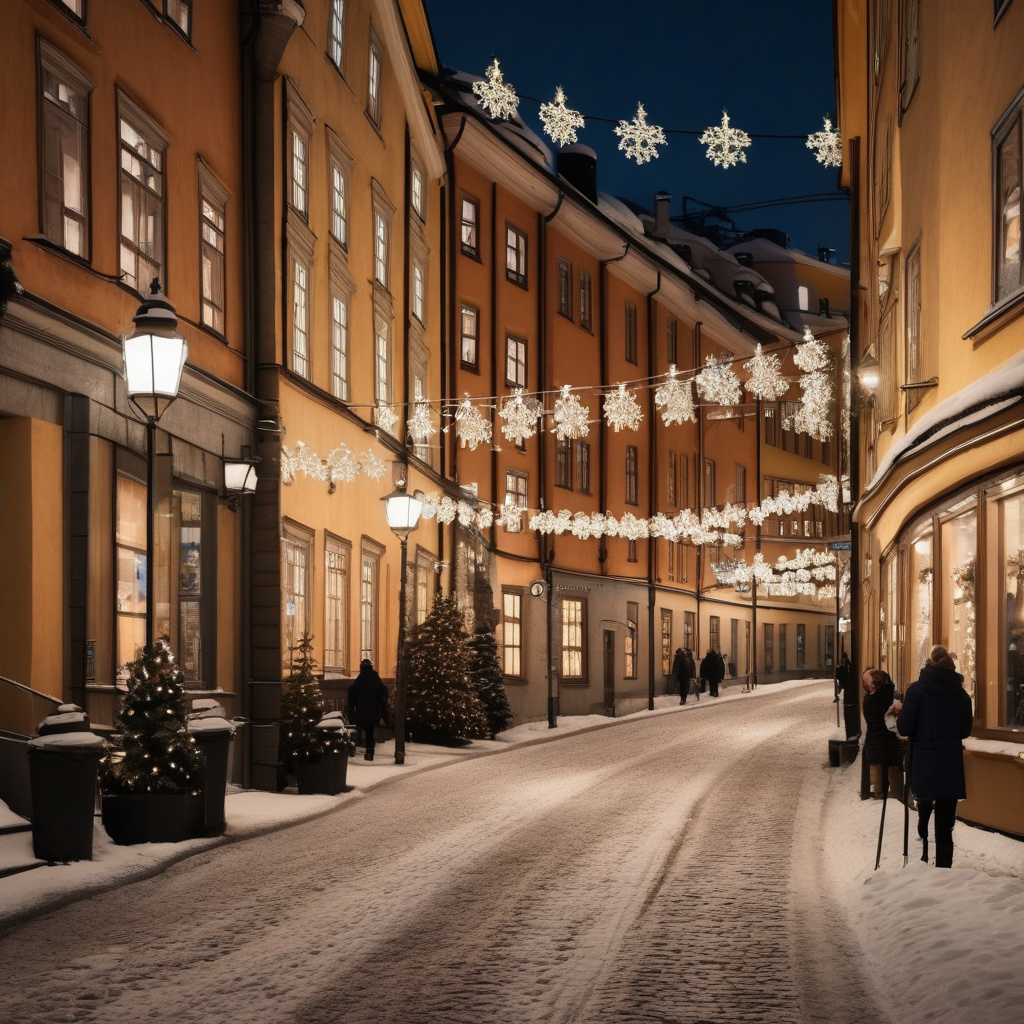 Різдвяний ярмарок у Стокгольмі: вогні, глёг і шведська кухня Ярмарок різдвяна кухня страви глёг Стокгольм зима