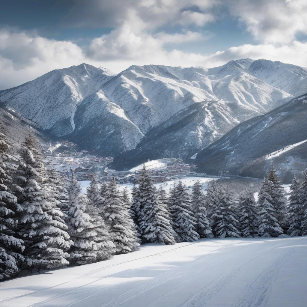 Гірськолижний сезон у Чорногорії: краєвиди зимових гір, сучасні підйомники та снігові траси