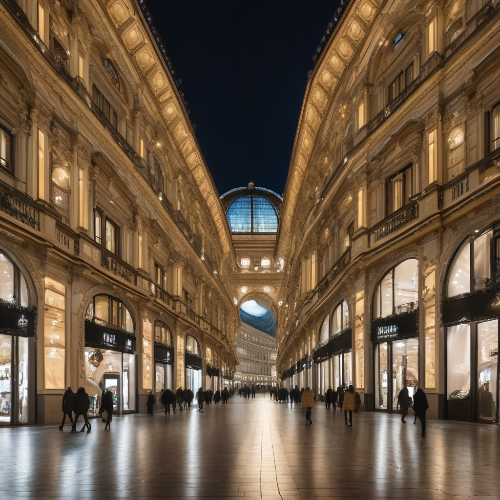 Вуличні музиканти і яскраве підсвічення вуличок Мілана на Новий рік