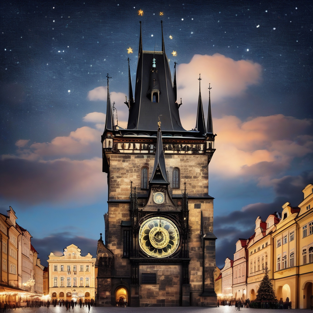 Барна нічна атмосфера в Празі — келихи, люди, гірлянди та сміх