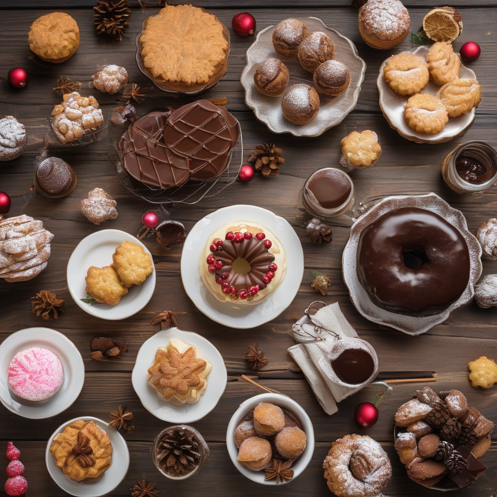 Апфельштрудель та пунш на різдвяному ринку у центрі Відня Віденський різдвяний ринок із апфельштрудель та святкові ярмаркові напої