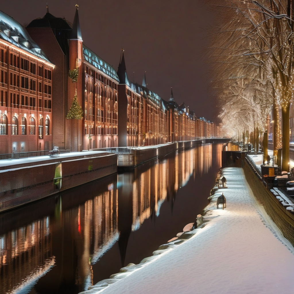 Різдвяний ринок на Ратхаусмаркт, Гамбург — найкращі святкові ринки 2026 Різдвяний ринок біля Гамбурзької ратуші, яскраві вогні і натовпи