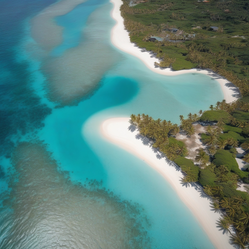 Зимова втеча на острів – мрія під пальмами й морем Острівна пляжна ідилія з пальмами та бірюзовою водою зимою