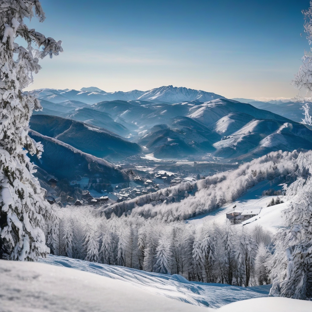 Круті схили Б'єлашниці для досвідчених лижників і бордерів Б'єлашниця — гірськолижний курорт Боснії, круті схили та сніг