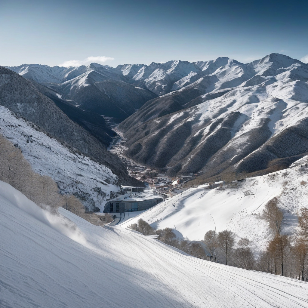 Grandvalira Андорра зимовий курорт траса гірськолижний відпочинок Гірськолижний підйомник у Grandvalira на тлі засніжених гір