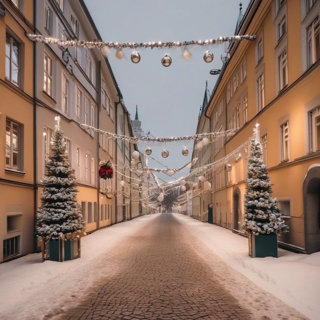 Сімейний відпочинок з дітьми на новорічному ярмарку в центрі Мюнхена Туристи з дітьми відпочивають на новорічному ярмарку у Мюнхені