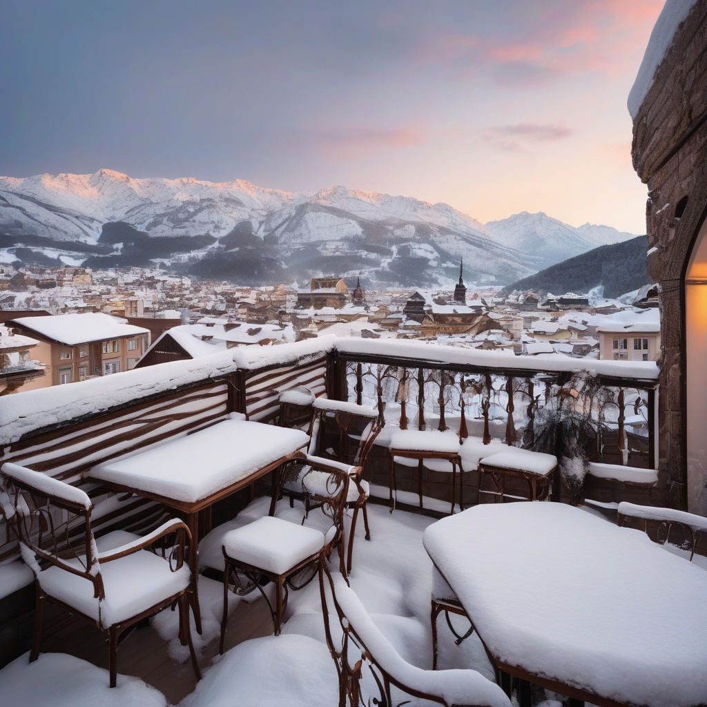 Скандинавський дизайн готелю – мінімалізм і теплі свічки, великі вікна, зимовий пейзаж