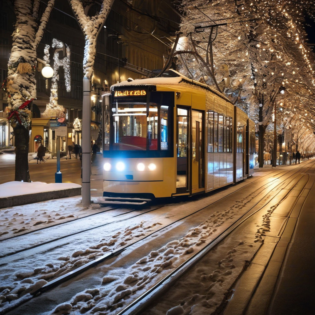 Готель з казковою ілюмінацією для святкової подорожі у Цюріху Готель у Цюріху з зимовим оздобленням та вечірньою ілюмінацією