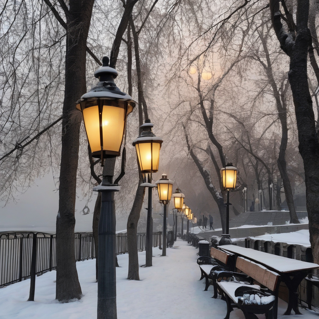 Панорама зимового різдвяного Белграду з яскравою ілюмінацією Зимовий вечір у Белграді, панорама святкового міста з вогнями