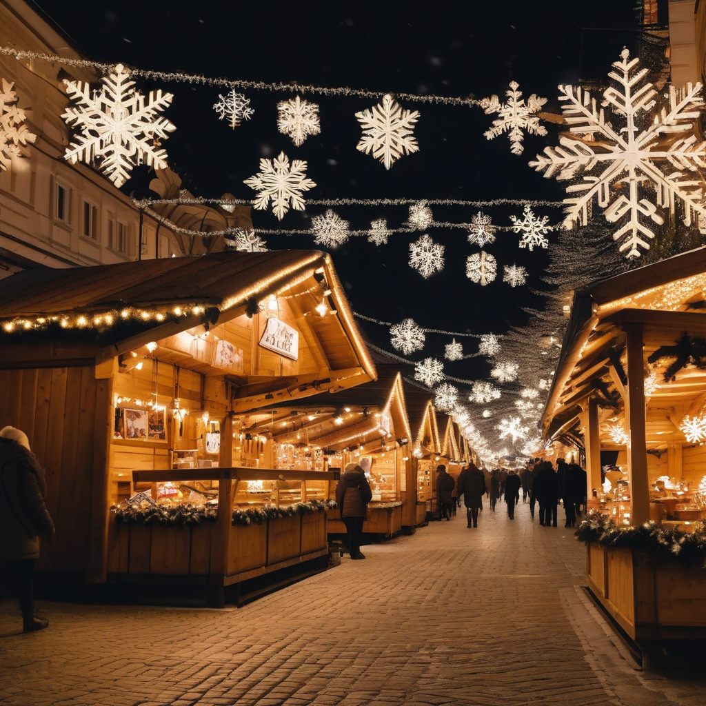 Зимова ілюмінація у серці старого Загреба: святкова атмосфера Різдва Різдвяна ілюмінація в старому центрі Загреба, Хорватія