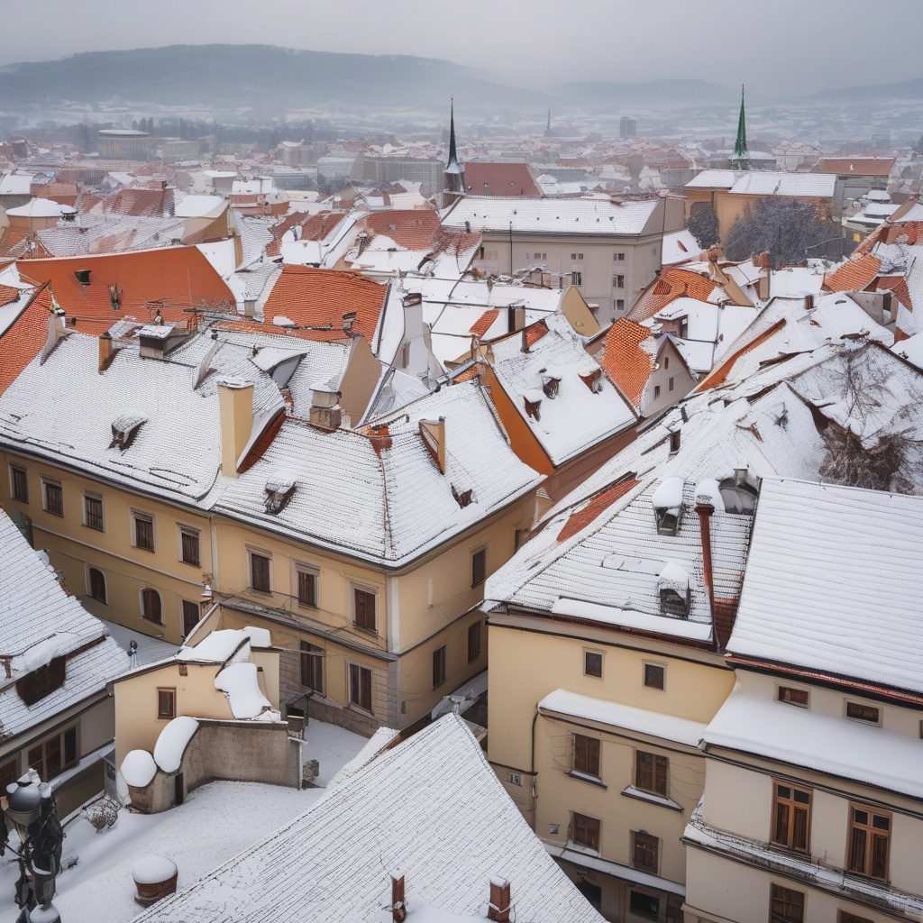 Затишні різдвяні будиночки: атмосфера історичного центра Загреба під час свят Різдвяні будиночки та вогні ярмарку в центрі Загреба
