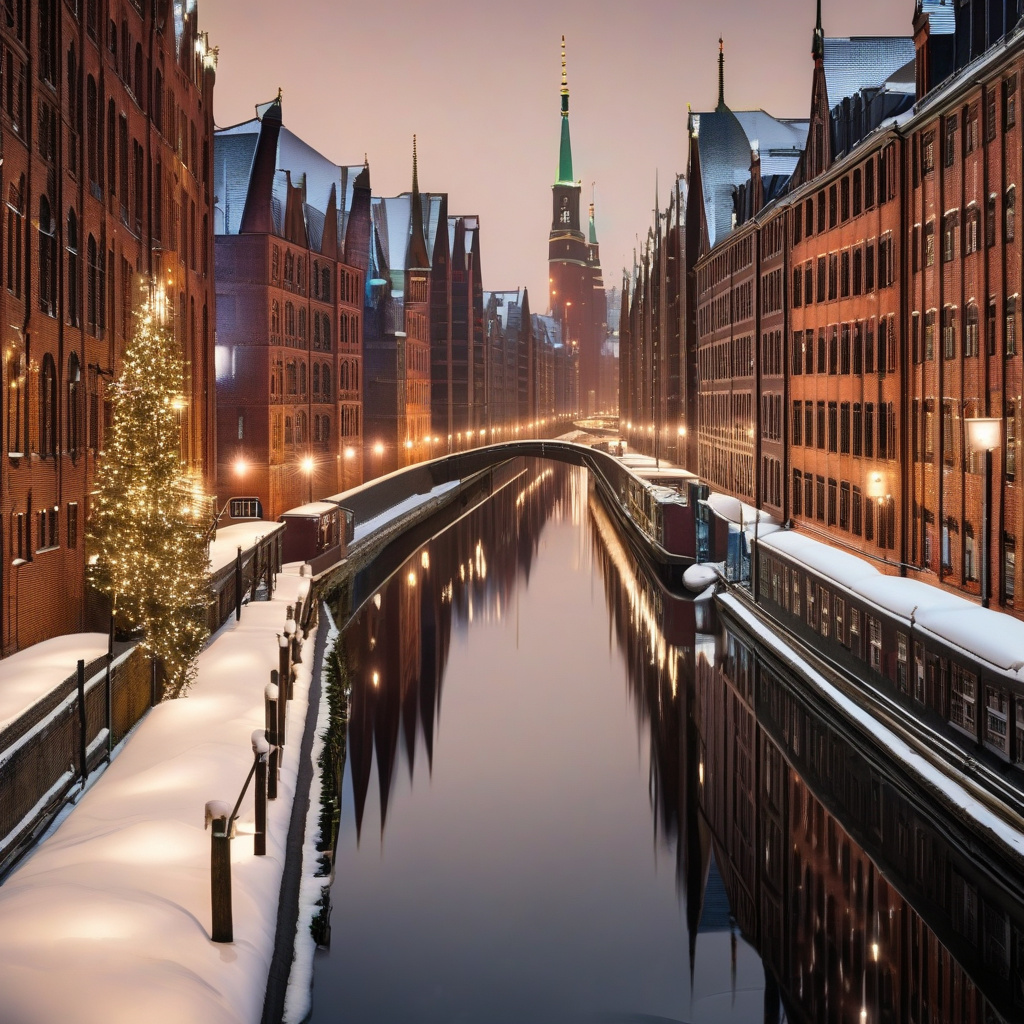 Зимова портова прогулянка: святкова ілюмінація та кораблі Гамбурга Зимова прогулянка портом Гамбурга — кораблі та ілюмінація