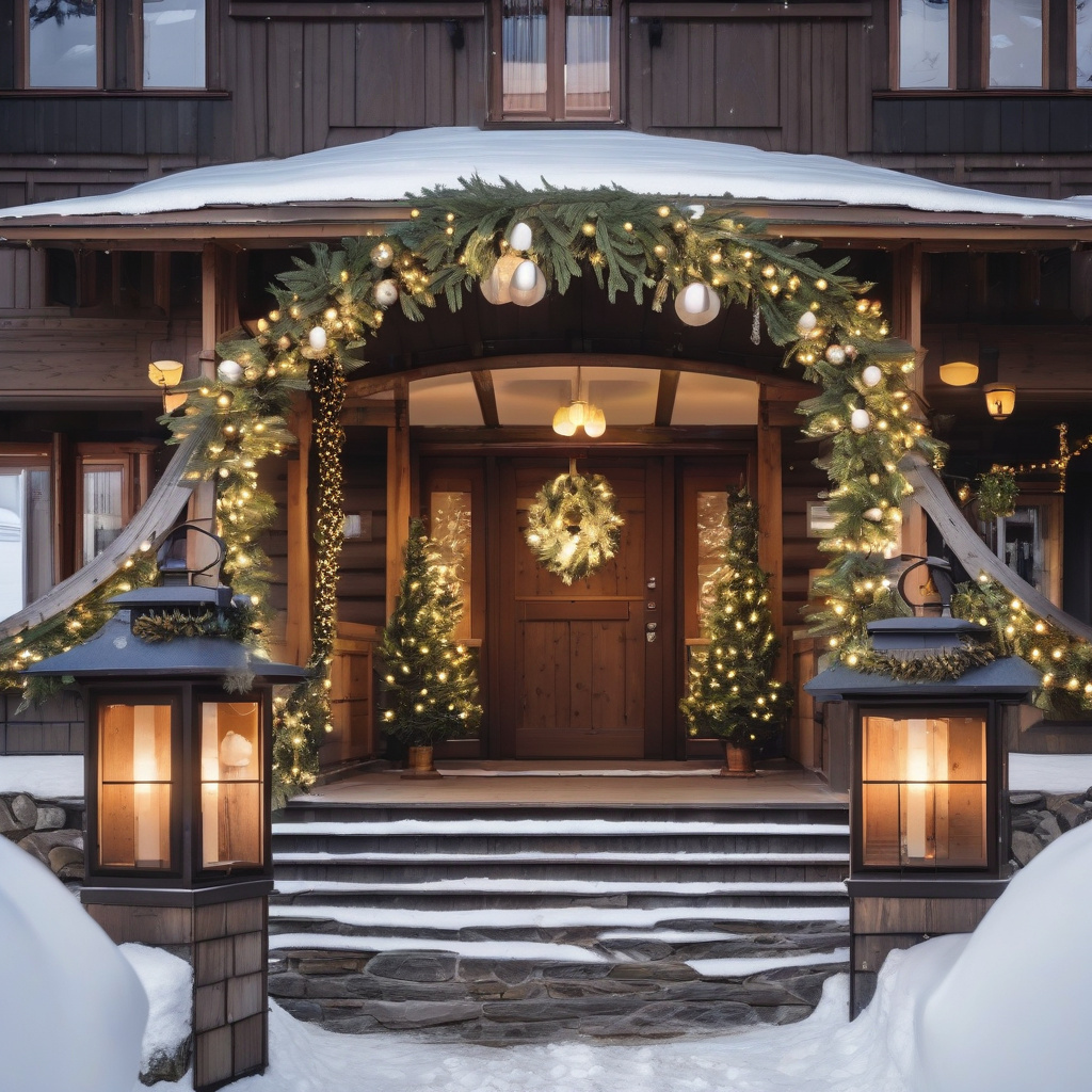 Святковий різдвяний готель у зимовому Дубровнику: старовинне місто та сучасний комфорт Зимовий готель у Дубровнику з підсвіткою та видом на старі вулиці