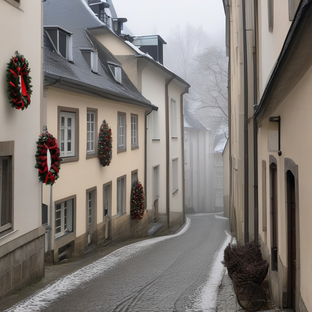 Жива сцена, зимова атмосфера і аромат випічки – Люксембург у Різдво Хор дітей на різдвяній сцені Люксембурга з традиційними різдвяними випічками