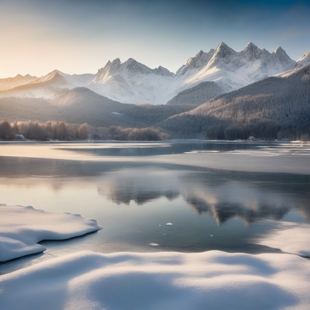 Озеро Блед узимку — ідеальна атмосфера зимового казкового відпочинку Озеро Блед узимку в сонячній імлі