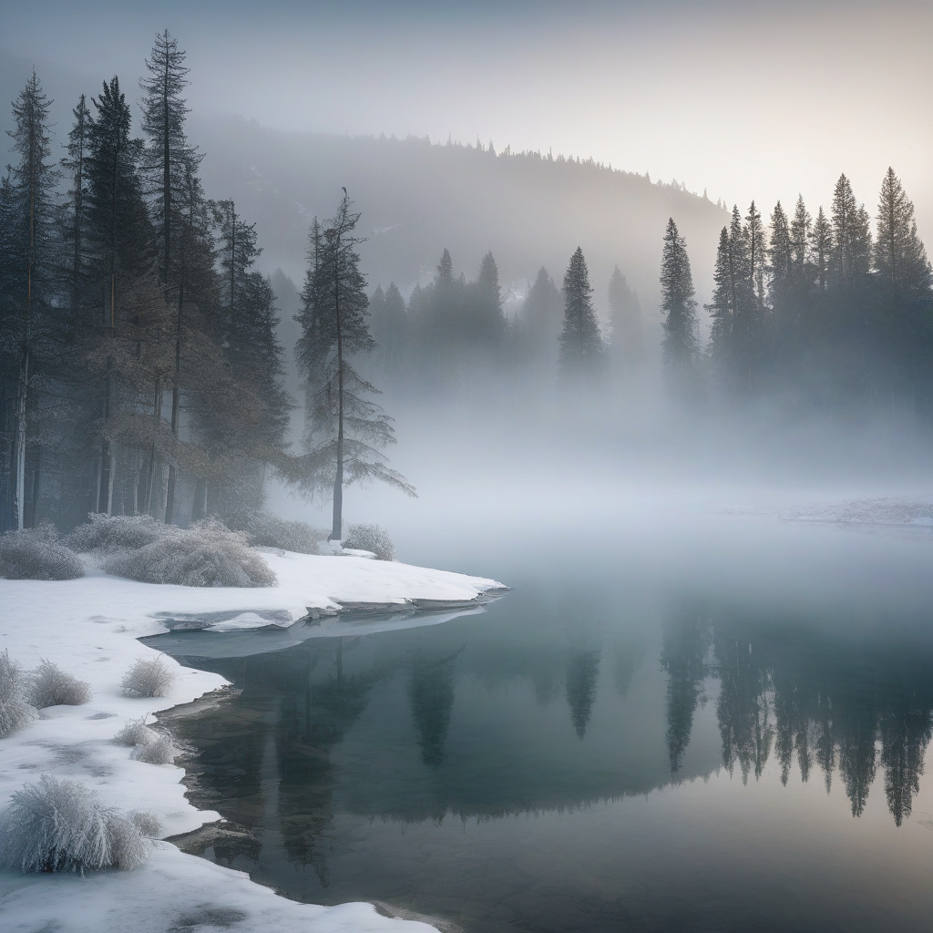 Мальовниче зимове озеро у Норвегії — вибір для подорожі у країну фіордів Льодяне озеро у Норвегії з барвистими відблисками