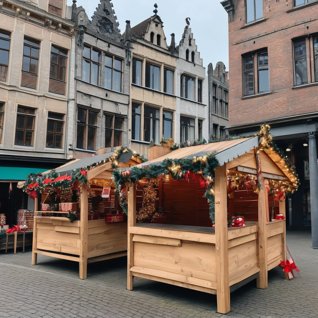 Фестиваль у зимовому Генті: яскраве світлове шоу на фасаді історичної церкви Зимовий фестиваль в Генті, світлова інсталяція