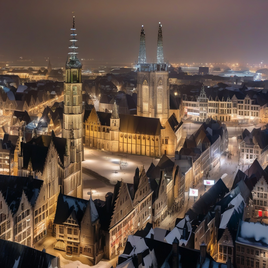 Затишна кав'ярня у Генті взимку: теплий інтер'єр, гарячий шоколад, туристи відпочивають Кав'ярня у Генті взимку, теплий інтер'єр