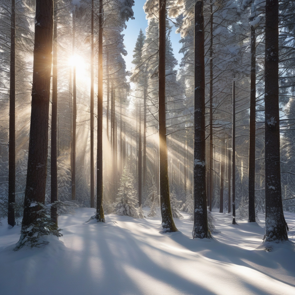 Карпати взимку, засніжений ліс, гуцульська автентика Карпати взимку, засніжений ліс