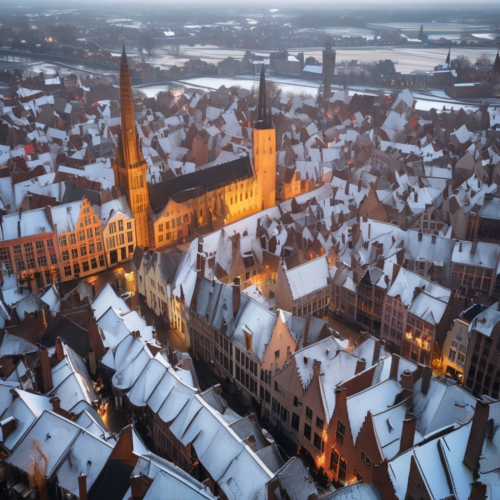 Брюгге для родини пар соло гурманів гастротур на Новий рік