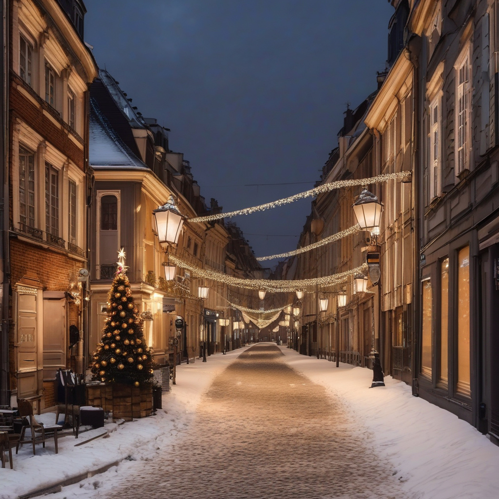 Зимове велике колесо в Ліллі: яскравий панорамний центр свята 2026 Оглядове колесо на Гран-Плас у Ліллі, засніжена площа, натовп туристів