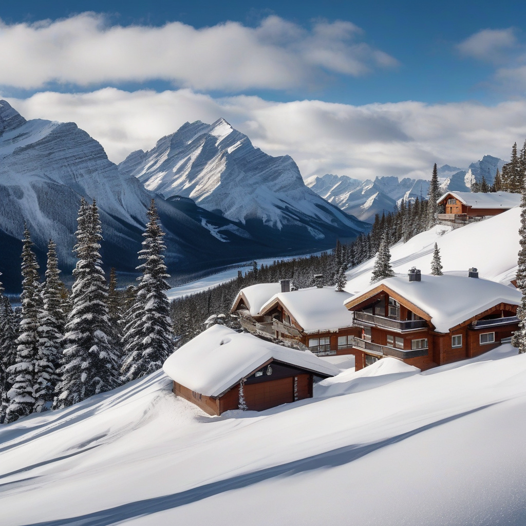 Банф 2026: гірськолижні розваги серед Скелястих гір Канади Банф: лижники серед засніжених скелястих гір теплим днем