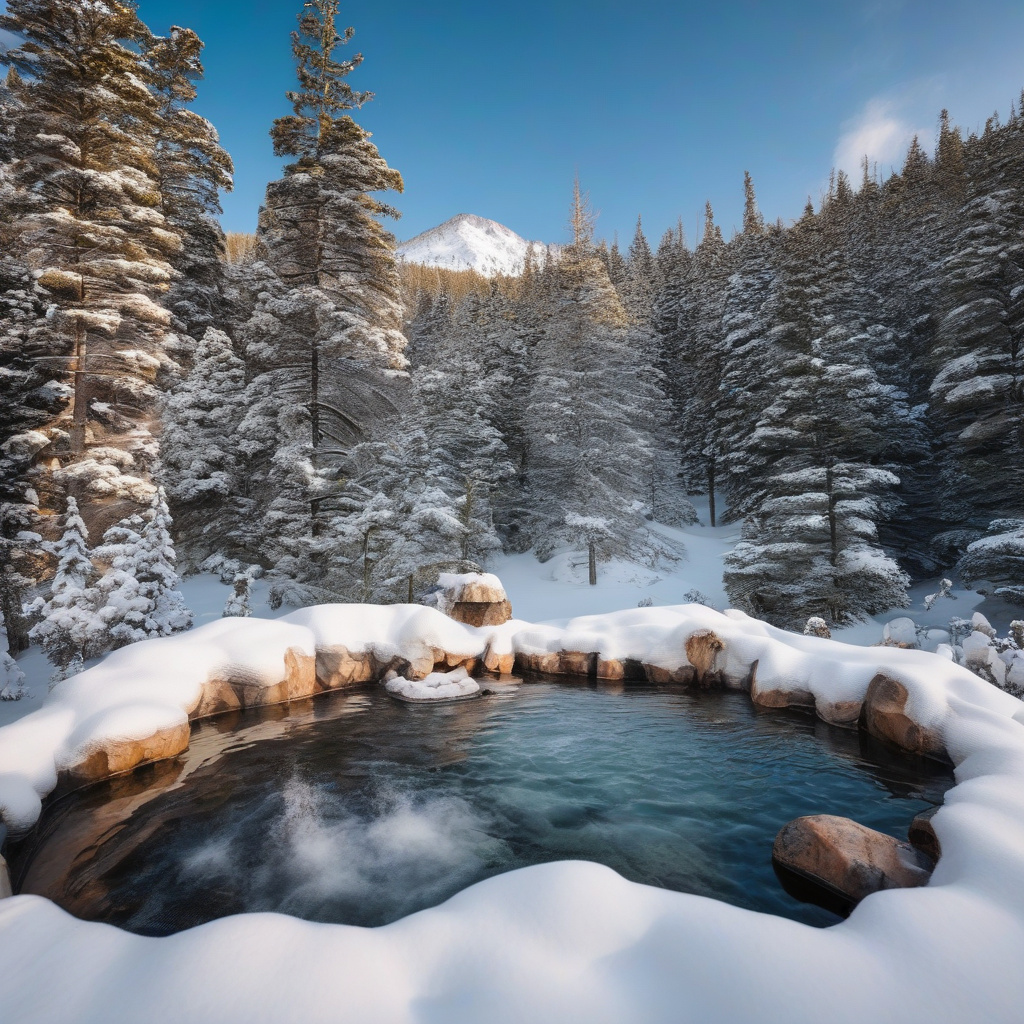 Сауна в скандинавському стилі та велнес-доріжки поміж снігів Скандинавська сауна і зимовий велнес серед засніжених сосен
