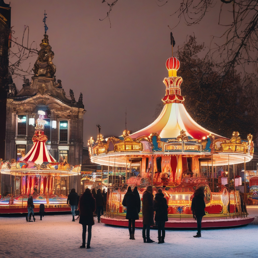 Антверпен, січень, святкові ринки та зимові канали: тривала атмосфера Антверпен у січні — святкові вогні, ринок та зимові канали взимку