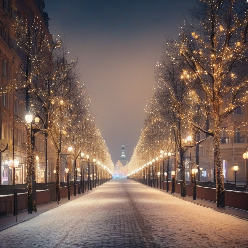 Різдвяна ілюмінація Єлисейських полів у Парижі