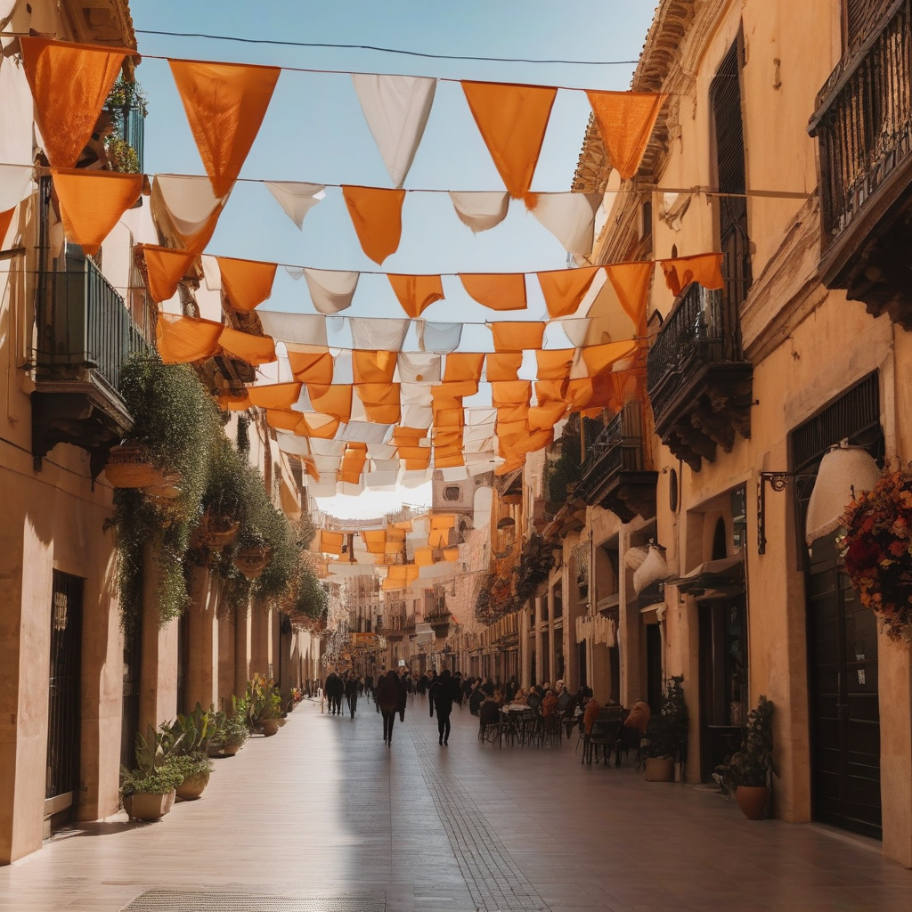 Valencia Mediterranean coast in winter New Year
