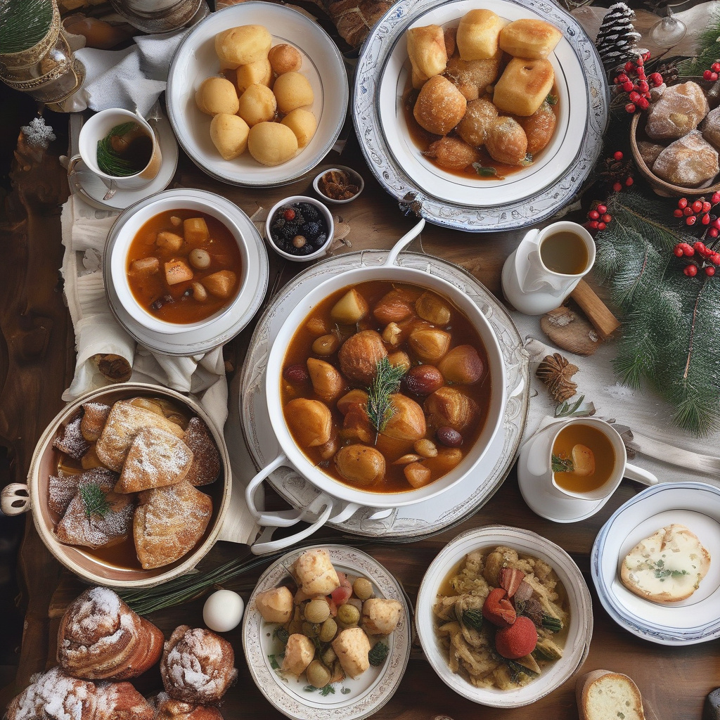 Strasbourg Christmas market with festive foods and holiday crowds at night