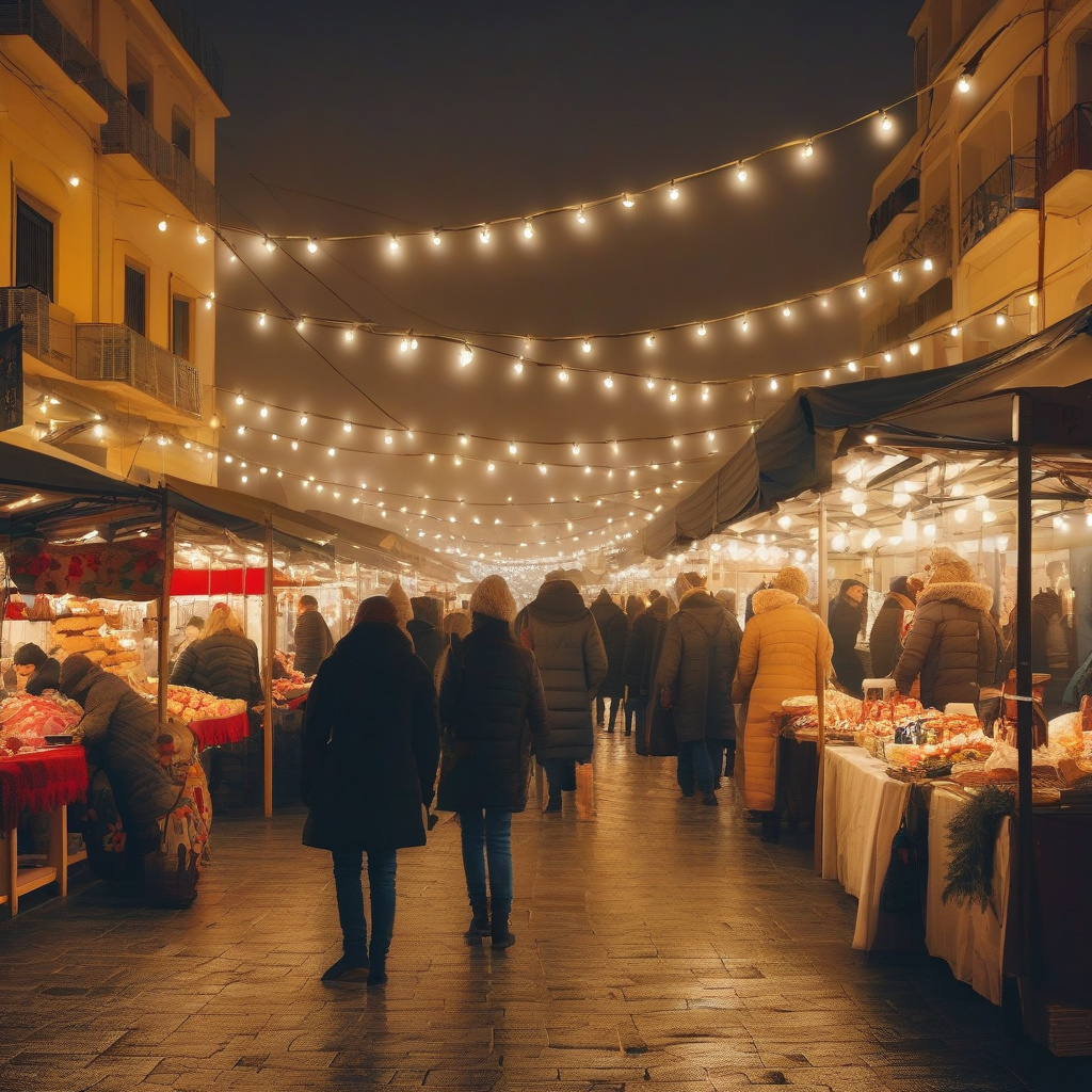 Різдвяні вогні й морський настрій Салонік у грудні 2026 року Зимове місто Салоніки з ілюмінацією та морем