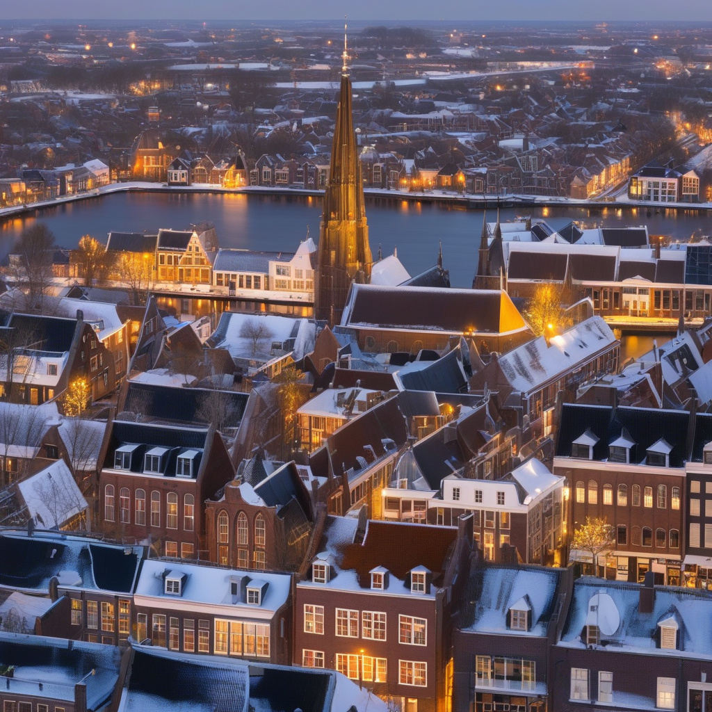 Лейден взимку: люди, канали, ліхтарі та різдвяна казка сучасної Голландії Різдвяна атмосфера у Голландії: Лейден, канали, світло, люди