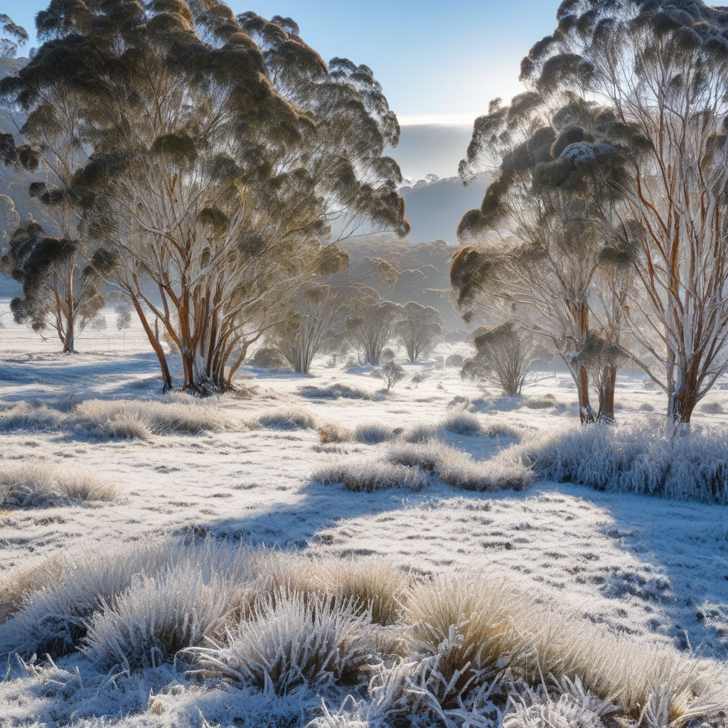 Гірськолижний схил в Австралії: чисте небо і білий сніг