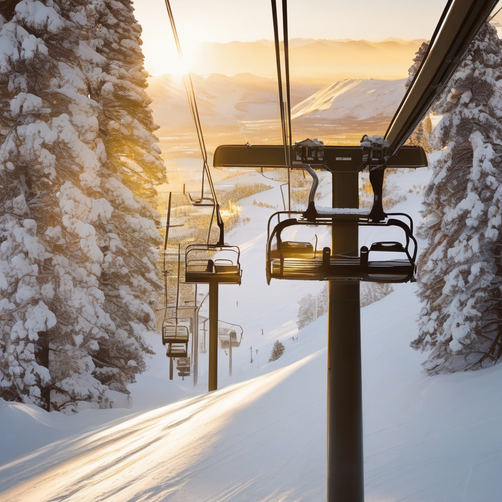 Зимовий курорт у Новій Зеландії з озером і горами