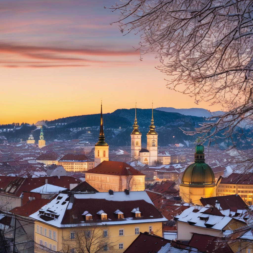 Гастрономічний фестиваль на різдвяних ринках Граца: штрудель і глінтвейн Затишна кав'ярня та різдвяна їжа на ринку у Граці