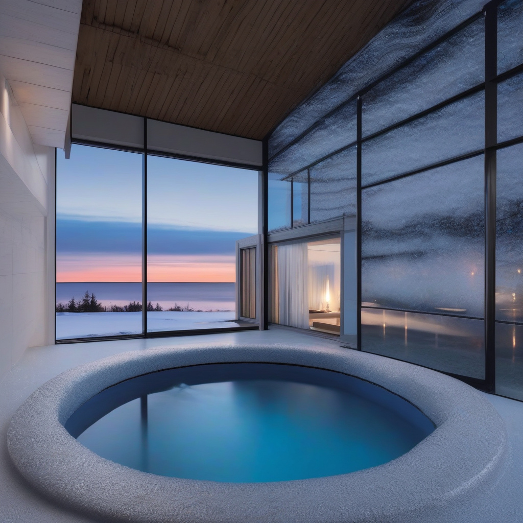 Відомий зимовий європейський спа-комплекс із басейнами, панорама Альп Панорамний вид на відомий європейський спа-комплекс зі снігом і горами