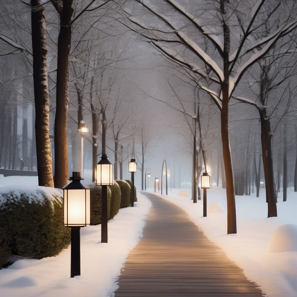 Святкова площа бюджетного зимового міста у Європі Зимова площа в доступному маленькому європейському місті