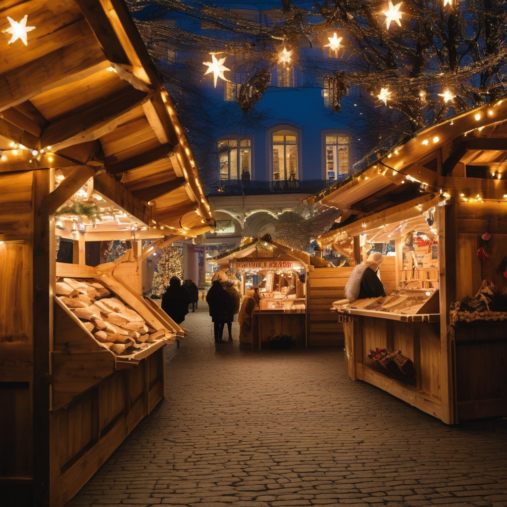 Брест на Різдво – казкова атмосфера старого міста Брест на Різдво вечірні вогні старого міста та святкові вітрини