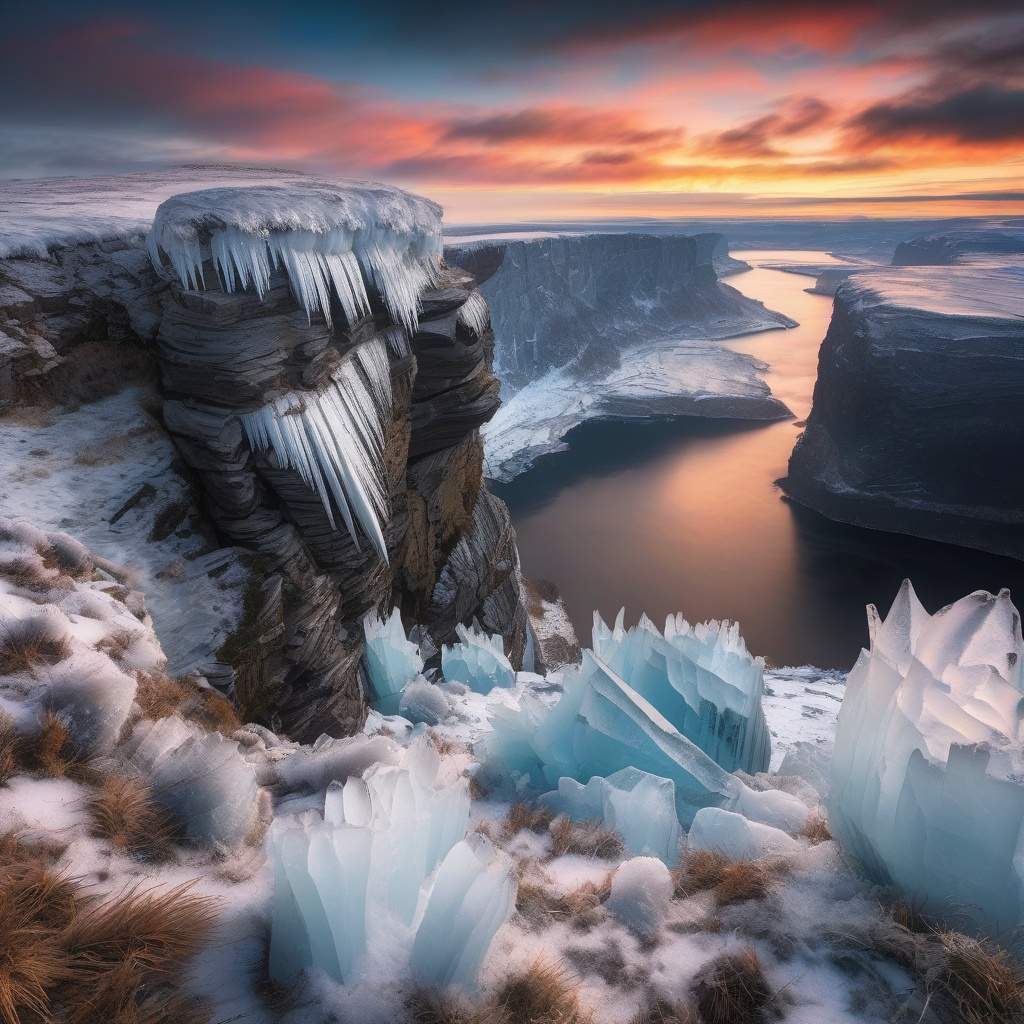 Зимовий вечір з висоти оглядового майданчика: місто в ілюмінації Вид з оглядового майданчика на вечірнє місто взимку