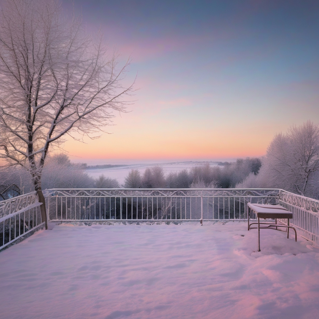 Нічна зима у Львові: вид зі сходинок на засніжене місто Зимова оглядова точка у Львові — нічний сніжний пейзаж зі сходинок