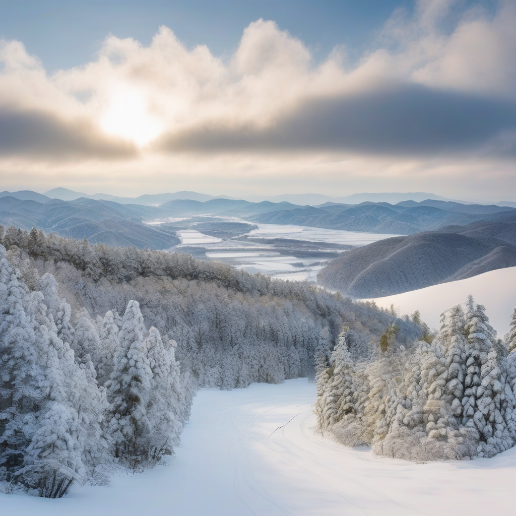 Japanese ski resorts winter trip combining different slopes and scenery